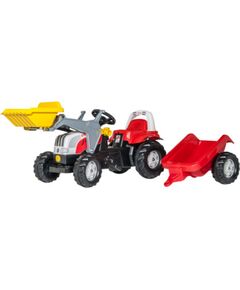 Rolly Toys Педальный трактор Rolly KID Steyr с ковшом с прицепом (2,5-5 лет ) 023936 Германия Детский электромобиль