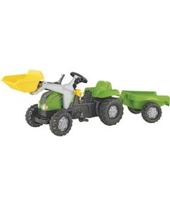 Rolly Toys Bērnu traktors ar pedāļiem rollyKid ar kausu un  piekabi  (2,5-5 gadiem) Vācija 023134 Bērnu elektriskās automašīnas