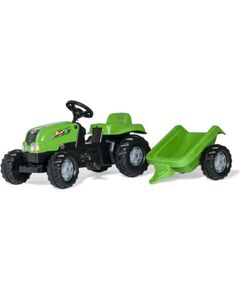 Rolly Toys Bērnu traktors ar pedāļiem ar piekabi rollyKid- X  (2,5-5 gadiem) 012169 Vācija Bērnu elektriskās automašīnas
