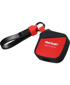 Patriot PDP31 Portable SSD 500 GB, External SSD (black/red, USB-C 3.2 Gen 2 (10 Gbit/s)) Ārējie cietie diski HDD SSD