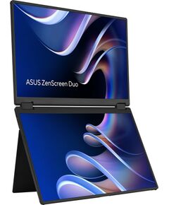 Asus ZenScreen Duo MB14FCD (71 cm (14 inches), black, 2xWUXGA, 360 degree foldable, dual 14" USB-C, mini HDMI) Новинки Компьютерная техника