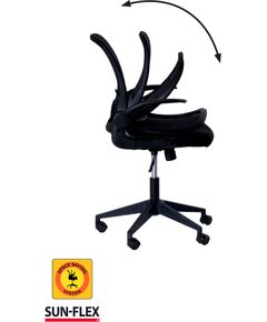 Regulējama augstuma krēsls SUN-FLEX®HIDEAWAY krēsls, 91-101 cm, melns Офисные стулья