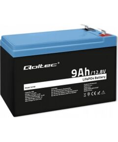 QOLTEC 53700 LiFePO4 battery / 9Ah UPS Nepārtrauktā barošana