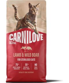 Carnilove Carnilove Active Cat Lamb & Wild Boar for Sterilised Adult 6 kg Сухой корм для кошек