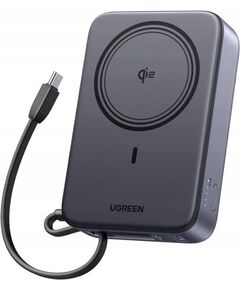 Powerbank Ugreen 20000mAh PB567, USB + USB-C, Qi2 15W Новинки Компьютерная техника