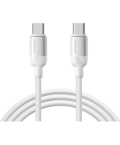 Joyroom   S-A62 Lively Series 60W USB-C - USB-C кабель 1.2m White Data USB kabeļi