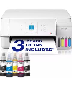 Krāsu tintes daudzfunkciju printeris Epson EcoTank L3366 A4 balts Wi-Fi Tintes daudzfunkciju printeri