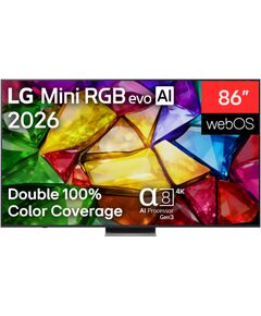 LG 4K evo AI Mini RGB TV 86MRGB87B3B 86 Smart TV webOS UHD Black Televizori