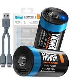 Akumulators NEWELL NL4207 C/R14 USB-C 4000 mAh 2 gb Jaunumi - Datori