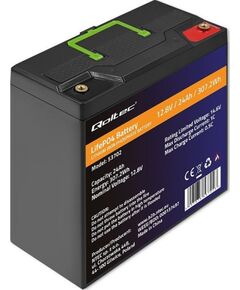 Qoltec Akumulators LiFePO4 12.8V | 24Ah | 307.2Wh | BMS Jaunumi - Datori