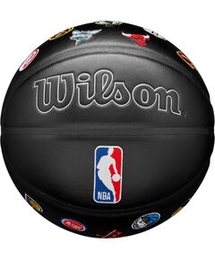 Basketbola bumba Wilson NBA All Team Premiere WZ4028601XB 7 melna Basketbolam