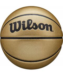 Basketbola bumba Wilson Gold Comp Mini Ball WTB1350XM 3 zelta Basketbolam