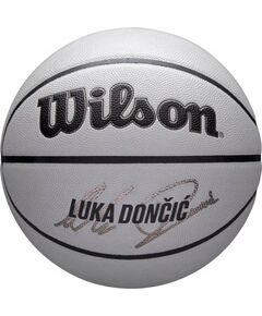 Basketbola bumba Wilson NBA Player Icon UV Doncic WZ4030701XB 7 pelēka Basketbolam