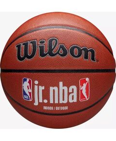 Basketbola bumba Wilson Jr. NBA Fam Logo Authentic Indoor/Outdoor WZ2018401XB 6 brūna Basketbolam