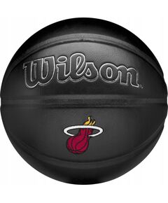 Basketbola bumba Wilson NBA Team Premiere Miami Heat WZ4026416XB 7 melna Basketbolam