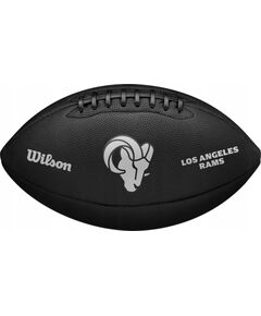 Wilson NFL Team Metallic Premiere Los Angeles Rams Ball WF4015819XB Czarne 9 Handbols