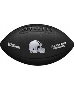 Wilson NFL Team Metallic Premiere Cleveland Browns Ball WF4015808XB Czarne 9 Handbols