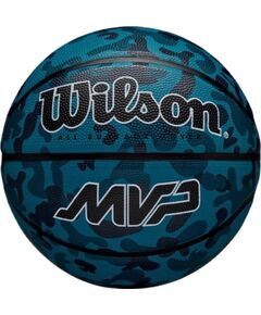 Basketbola bumba Wilson MVP Camo BSKT Blue WZ3018702X5 5 zila Basketbolam