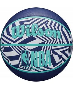 Basketbola bumba Wilson NBA DRV Plus Dazzle Camo BSKT Indigo WZ3016102XB7 7 zila Basketbolam