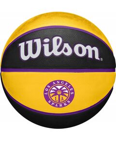Basketbola bumba Wilson WNBA Team Tribute Los Angeles Sparks WTB4600XBLAS 6 melna Basketbolam