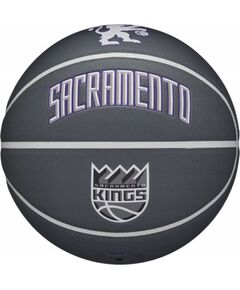 Basketbola bumba Wilson NBA Team City Collector Sacramento Kings WZ4016426ID 7 pelēka Basketbolam