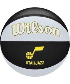 Basketbola bumba Wilson NBA Team Tribute Utah Jazz WZ4011602XB 7 melna Basketbolam