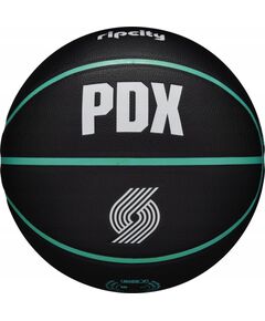 Basketbola bumba Wilson NBA Team City Collector Portland Trail Blazers WZ4016425ID 7 melna Basketbolam