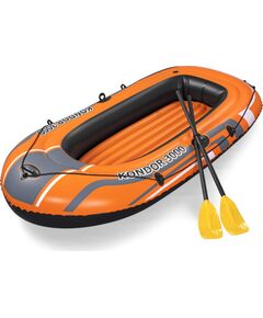 Piepūšama laiva Bestway Condor 3000 61102 232x115 cm 190 kg oranžs/pelēks Лодки