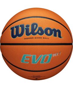Basketbola bumba Wilson EVO NXT IN Game Ball WTB0900XBBCL 7 oranža Basketbolam