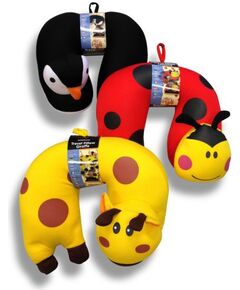 Travelsafe Neck Pillow Kids / Melna Надувные кровати и матрасы, Подушки