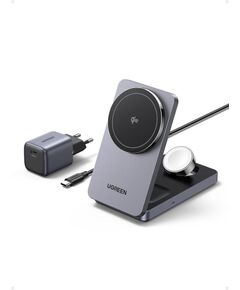 UGREEN W707 3-in-1 Magnetic Wireless Desktop 15W gray Aудио-видео