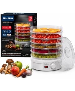 Mushroom, vegetable and fruit dryer 500W BLOW FD-01 Овощные пароварки и сушилки