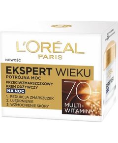 L'oreal Paris Age Specialist 70+ Nourishing Anti-Wrinke Night Cream - Noční krém proti vráskám 50ml Духи и косметика