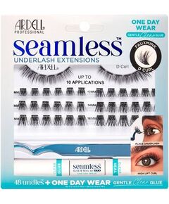 Ardell Seamless Underlash Extensions Kit Fauxmink D Curl - Doplňovací sada řas 0ml Smaržas - NESAKĀRTOTS