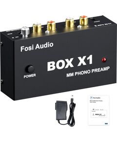 Pro-Ject Audio Systems Fosi Audio BOX X1  przedwzmacniacz gramofonowy MM (RCA i 3,5mm) Pastiprinātāji un AV Resīveri