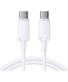Joyroom Type-C - Type-C Cable Multi-Color Series Cable A14 Кабель для зарядки 60W 480mb/s 1.2m / белый Дата USB-кабели