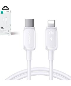 Joyroom Type-C - Lightning Cable Multi-Color Series Cable A14 Uzlādes kabelis priekš 30W 480mb/s 1.2m / balts Data USB kabeļi