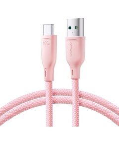 Joyroom S-A34 USB - Type-C Multi-Color Series Кабель для зарядки и передачи данных 100W 1m / розовый Дата USB-кабели