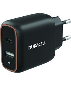 MOBILE CHARGER WALL 20W/BLACK DRACUSB19-EU DURACELL Зарядные устройства