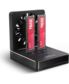 SSD ACC DOCK STATION USB-C/2XM.2 NVME ADSA-M2C22 AXAGON Аксессуары для компонентов