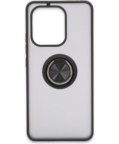 iLike Xiaomi  Redmi Note 13 4G Hybrid Case With Ring Black Neoriģinālie Maciņi