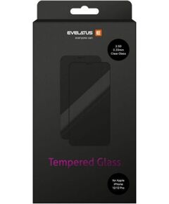 Evelatus Apple  iPhone 12/12 Pro 0.33 Flat Clear Glass Japan Glue Anti-Static Защитная пленка для экрана