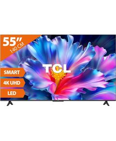TCL 55P6L (138.8 cm (55 inches), black, UltraHD/4K, AiPQ Processor, Google TV) Televizori