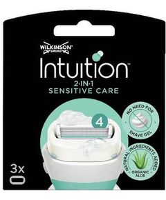 Wilkinson Sword Intuition Sensitive Care (3pcs) - Replacement head for sensitive skin Духи и косметика