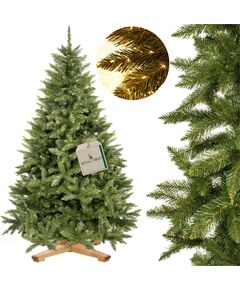 Mākslīgā Ziemassvētku eglīte Premium Royal Trees, Kaukāza egle, ar koka statīvu Springos CT0187 220 cm Mākslīgās egles