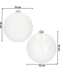 Новогодние игрушки для елки Springos CA1177 15 СМ 2 шт.  Eglīšu rotājumi