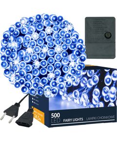 Рождественские гирлянды Springos CL0537 500 Led синего цвета Ziemassvētku lampiņas, LED virtenes