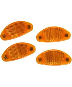 Cycletech Spoke Reflector (4 pieces) / Oranža Другие аксессуары для велосипедов
