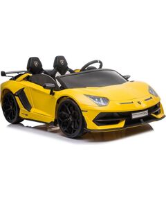 Lean Cars Auto na akumulator Lamborghini Aventador  SX2028 Żółty Детский электромобиль