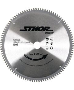 Griešanas disks alumīnijam Sthor 08855; 300x30 mm; Z100 Zāģripas